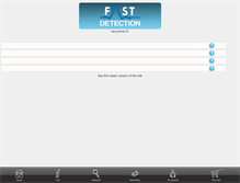 Tablet Screenshot of fastdetection.fr